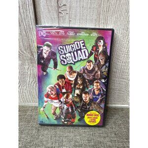 Suicide Squad DVD Set With Bonus Disc Featuring Over 1 Hour Of Additional Extras